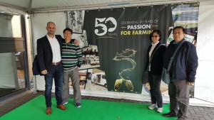 At the MS Schippers office in Bladel Netherlands. From left to right Guus Verhaag MS Schippers R&D Manager, Mr. Jimmy N. Chua, Ms. Natalie C. Teng and Mr. Danny Chua.