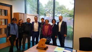 After the office tour. From left to right; Nicole Teng, Julie Chua, Danny Chua, Mark Schippers, Jimmy N. Chua, Mable Chua, Natalie Teng and Guus Verhaag